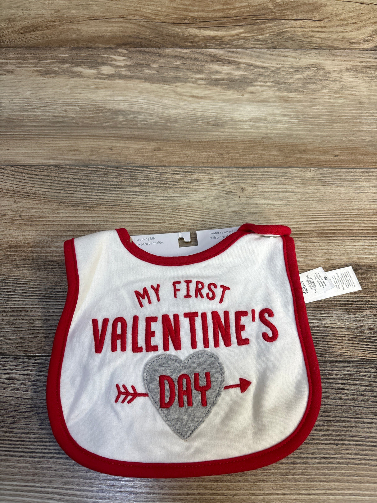 NEW Just One You My First Valentine's Day Bib