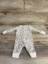 Modern Moments Floral Coverall White sz 0-3m