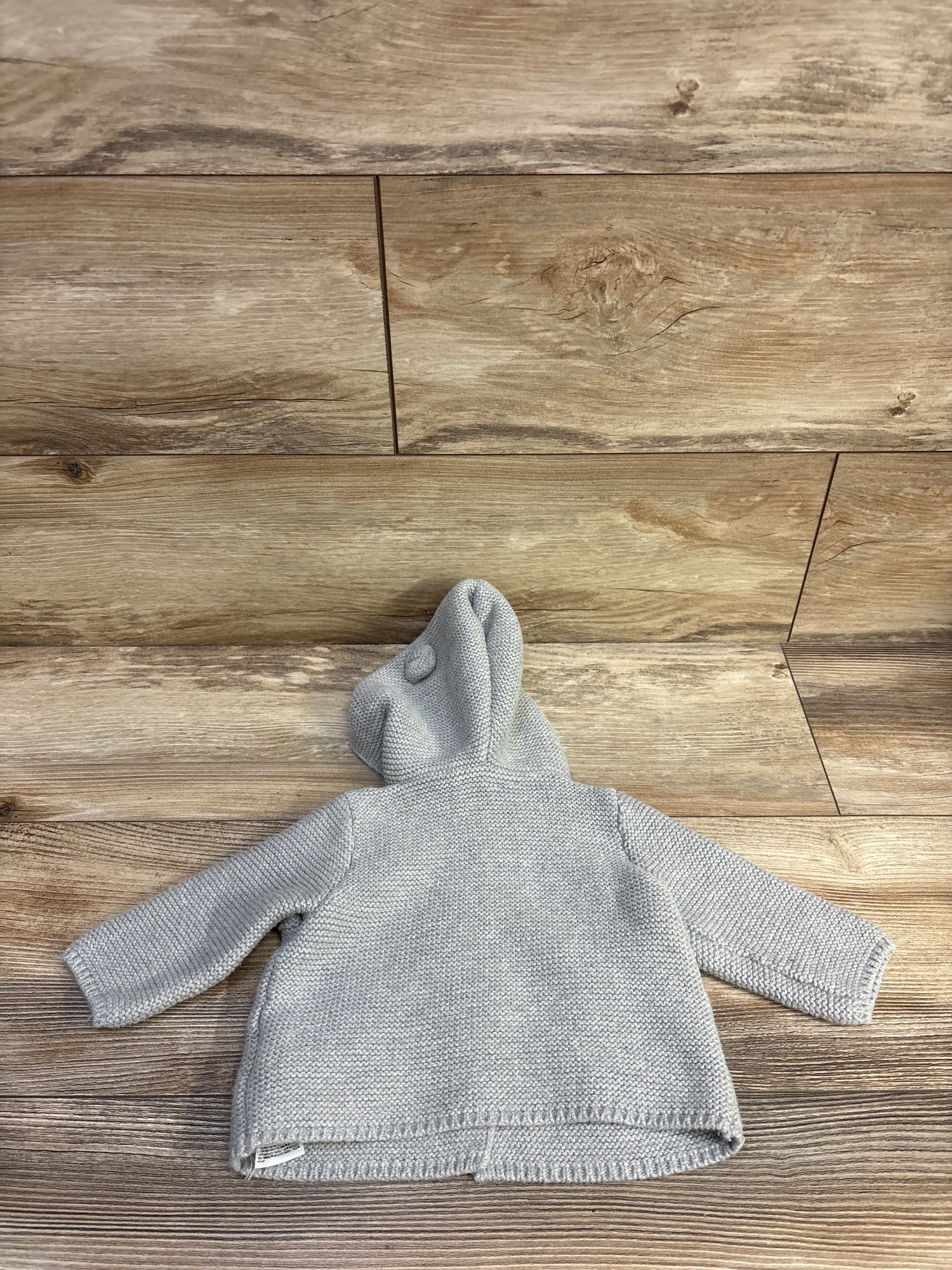 Baby Gap Knit Hooded Cardigan Grey sz 3-6m