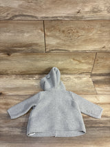 Baby Gap Knit Hooded Cardigan Grey sz 3-6m