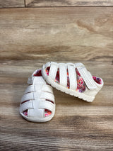 Wonder Nation Floral Fisherman Sandals White sz 2c