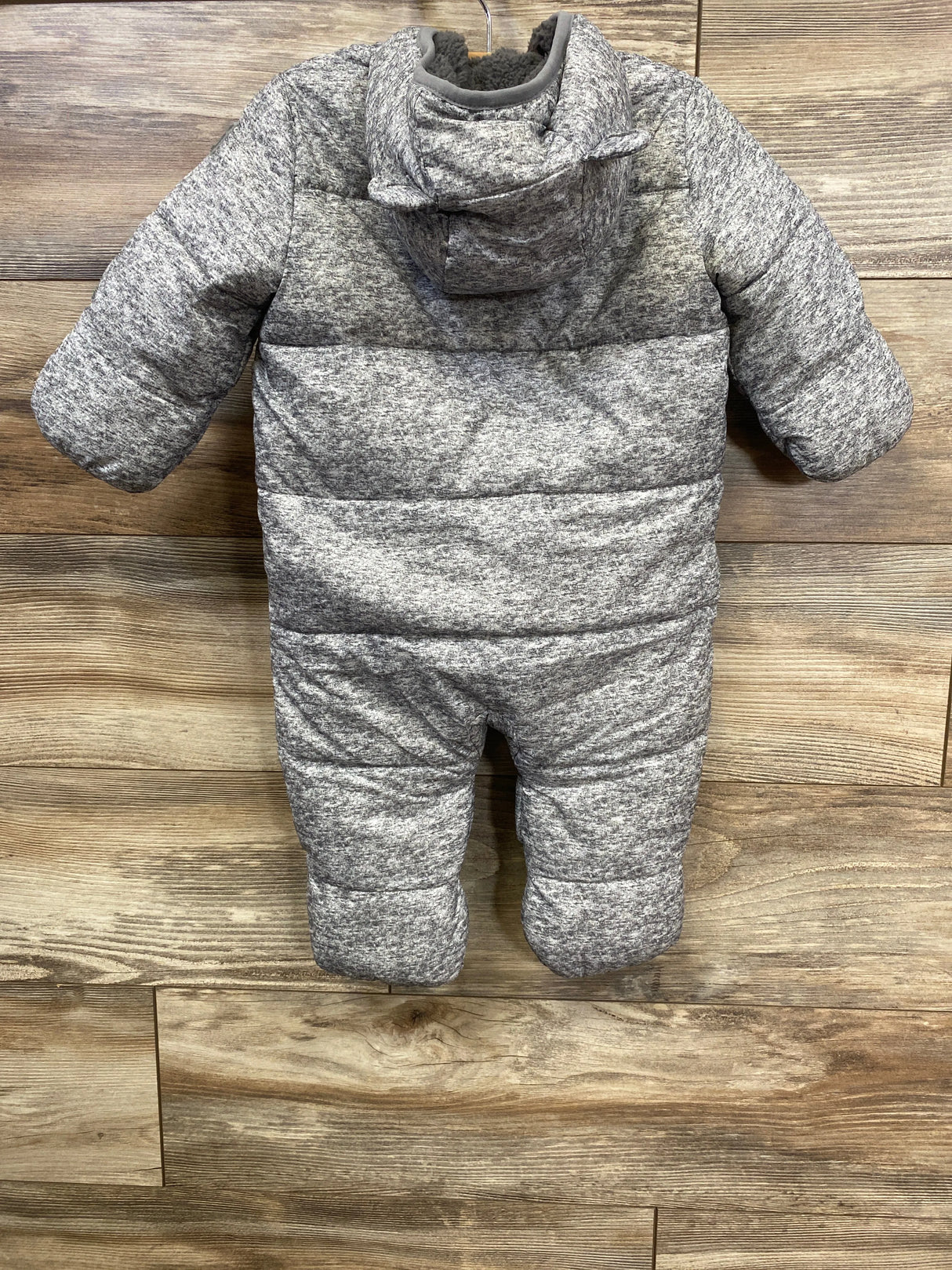 Baby Gap ColdControl Ultra Max Primaloft Snowsuit Grey sz 6-12m