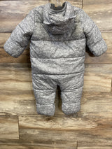 Baby Gap ColdControl Ultra Max Primaloft Snowsuit Grey sz 6-12m