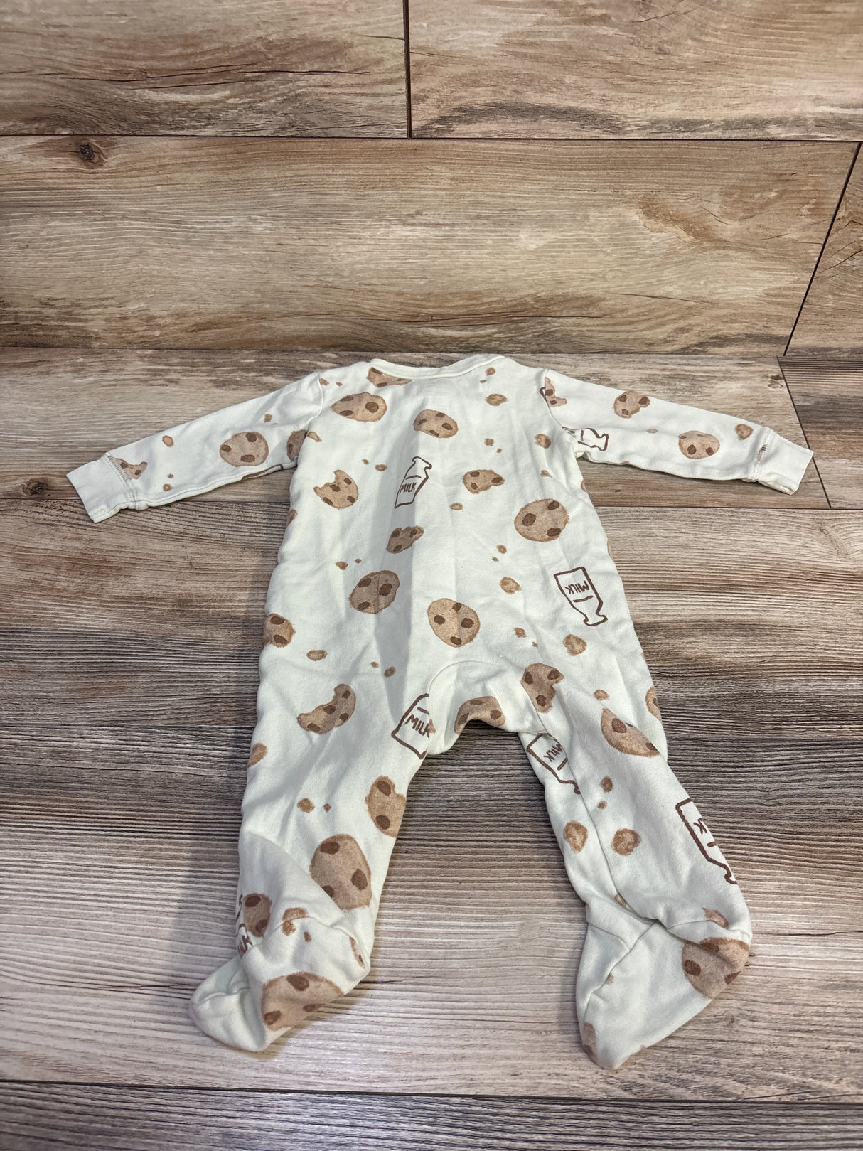 Carter's Cookies & Milk Sleeper Green sz 6m