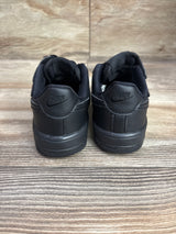 Nike Force 1 Low EasyOn PS 'Triple Black' Sneakers sz 9c