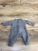 Carter's Ribbed Coverall Grey sz Newborn