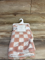 NEW RZ by Rachel Zoe Reversible Baby Blanket Pink 30x40''