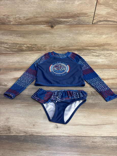 Nautica 2pc Rashguard Swimsuit Set Navy sz 3T - Me n Mommy To Be