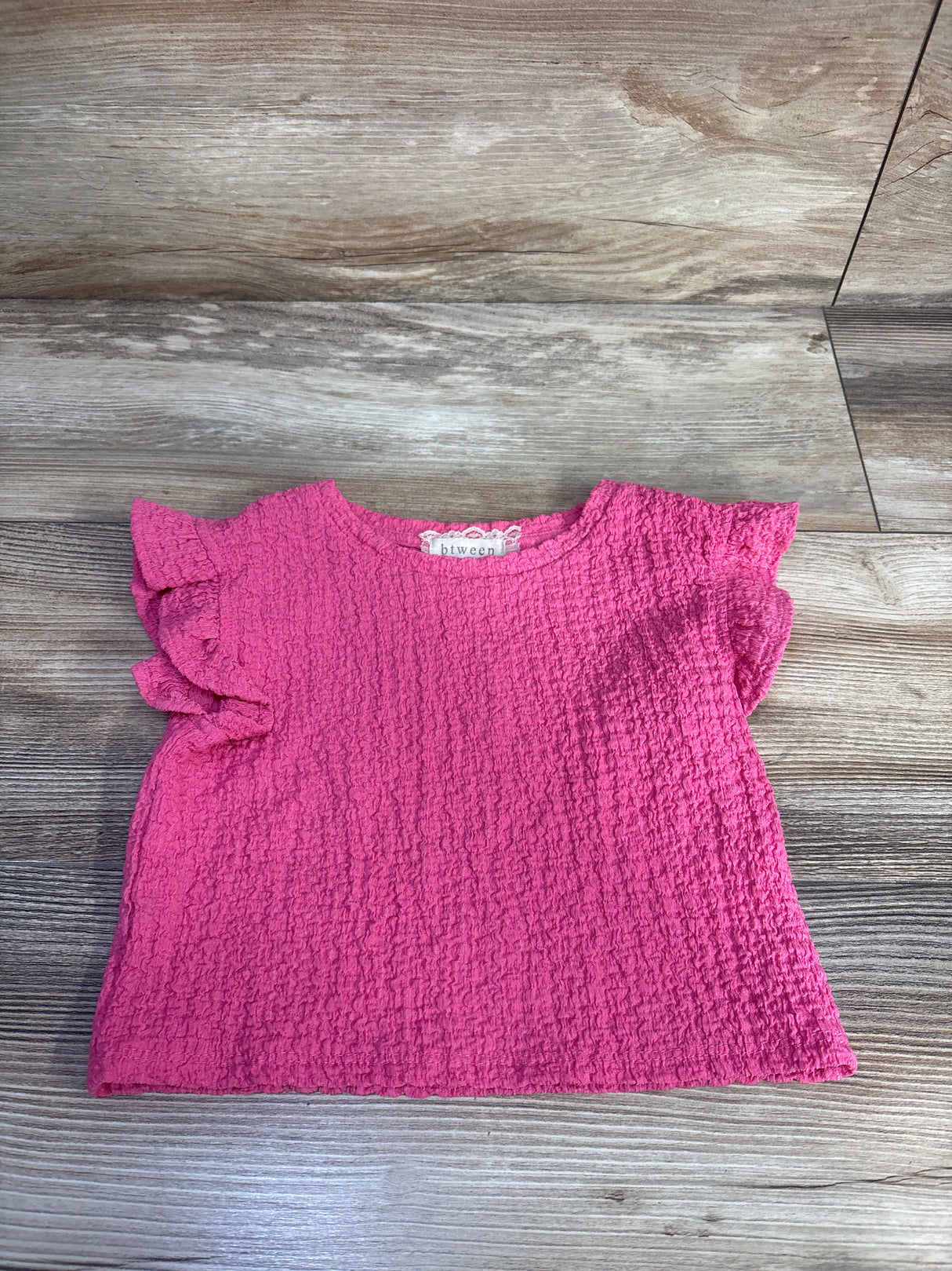 Btween Textured Shirt Pink sz 4T