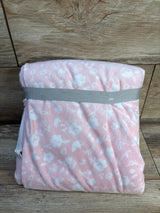 NEW Just Born Plush Baby Blanket Pink