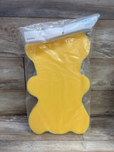 NEW Le Bebe Bathtime Bear Sponge Mat - Yellow