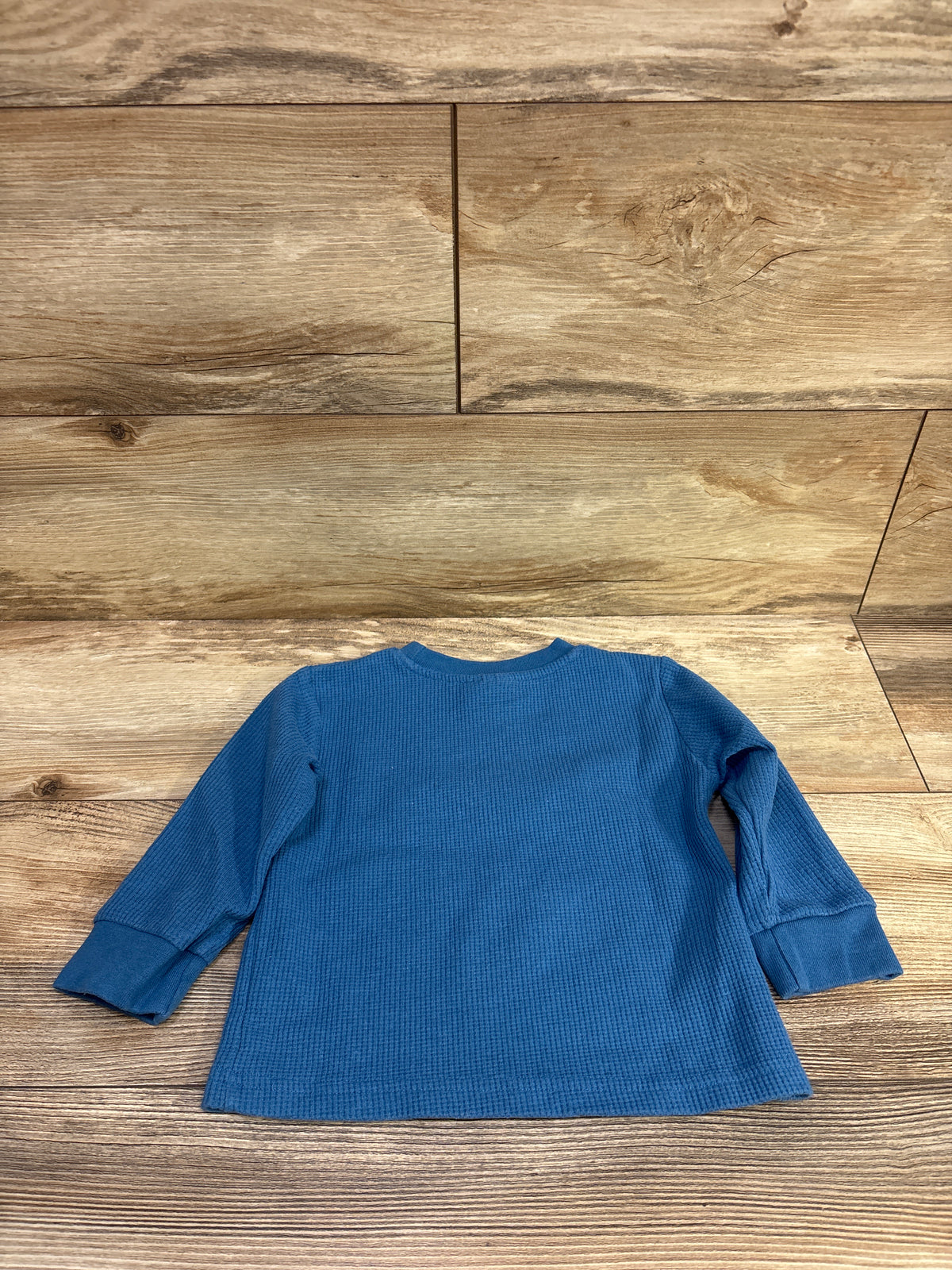 Marvel Spider-Man Waffle Knit Shirt Blue sz 2T