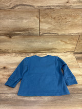Marvel Spider-Man Waffle Knit Shirt Blue sz 2T
