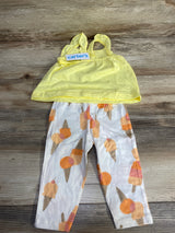 NEW Carter's 2pc Sleeveless Top & Leggings Yellow sz 9m