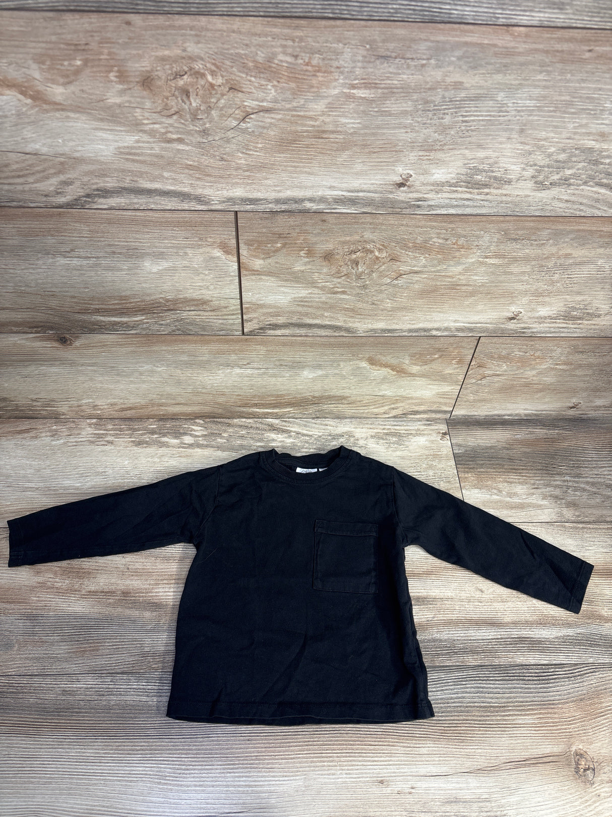 Zara Long Sleeve Shirt Black sz 12-18m