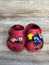 Crocs Classic Clogs with Jibbitz Red sz 4c