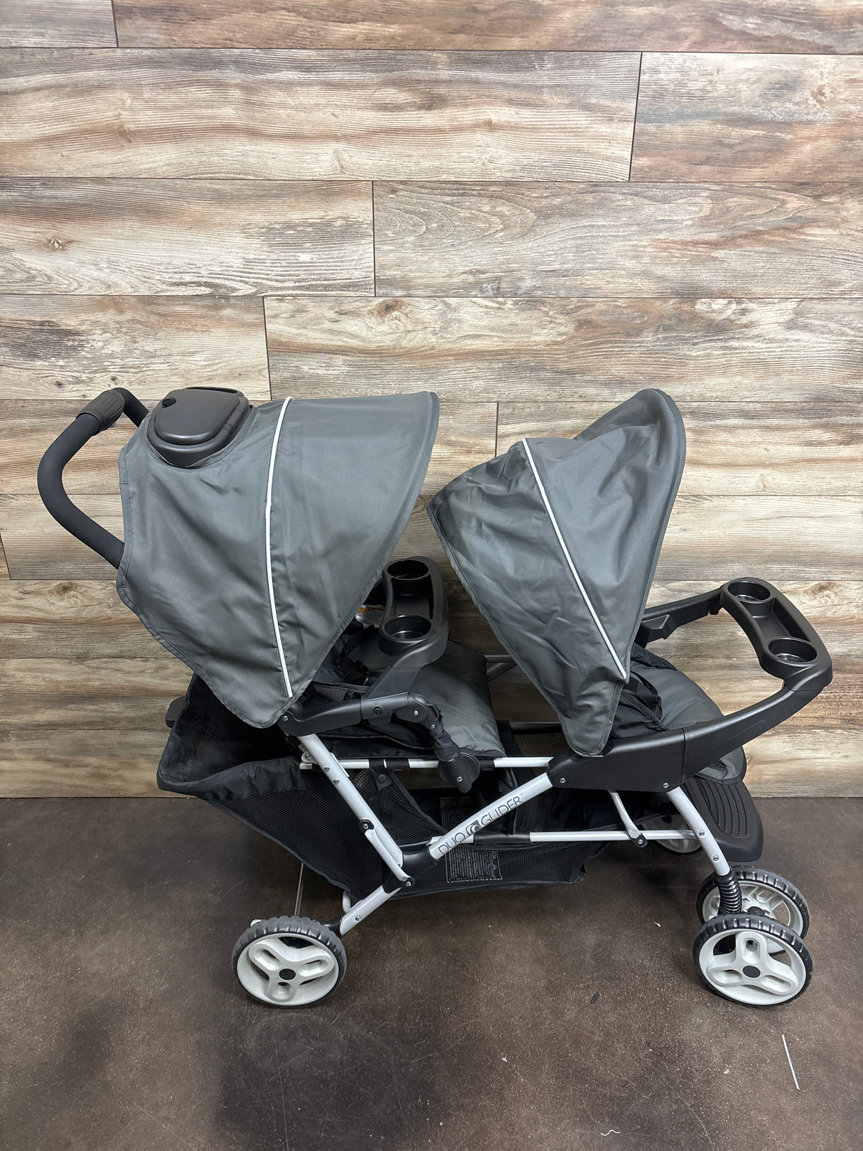 Graco DuoGlider Click Connect Double Stroller in Glacier