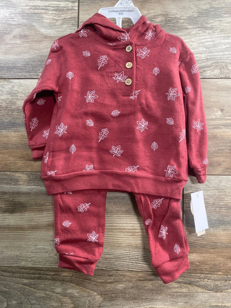 NEW Catherine Malandrino 2pc Brick Waffle Knit Set sz 6-9m - Me n Mommy To Be