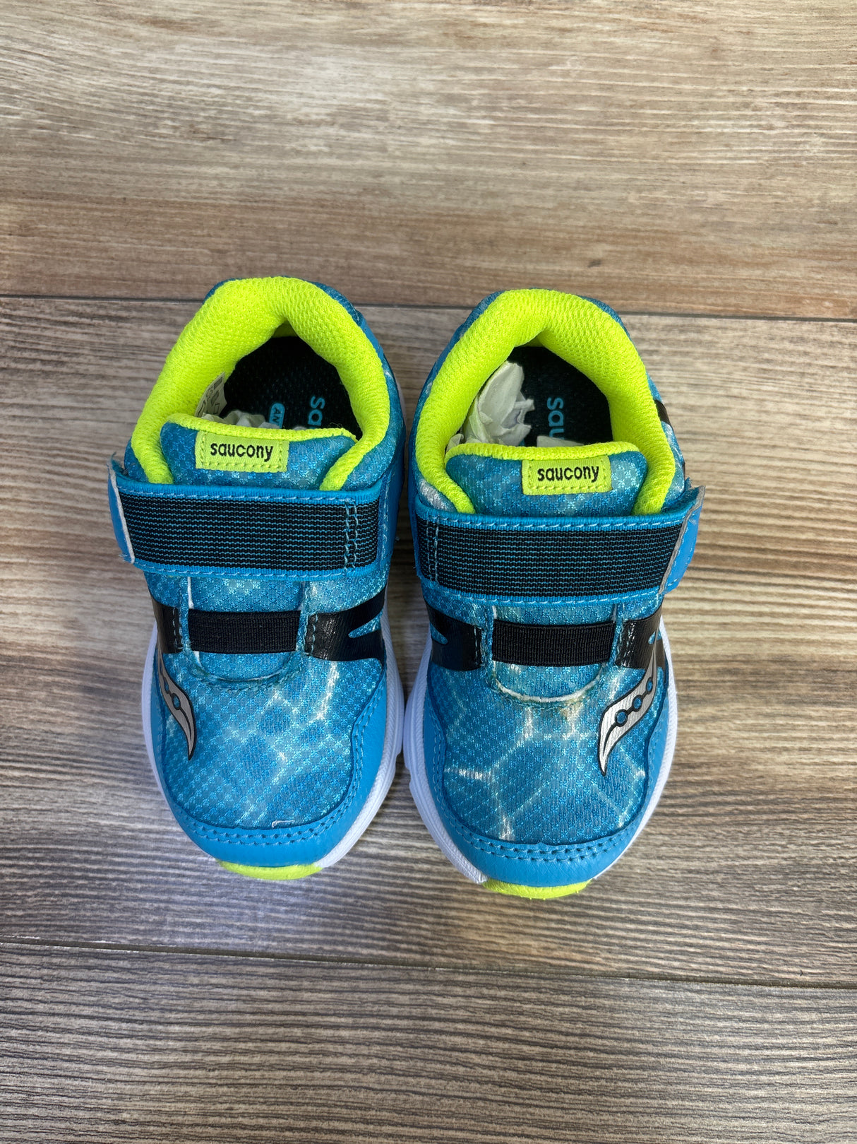 NWOT Saucony Ride Pro Hook & Loop Sneakers Blue sz 6c