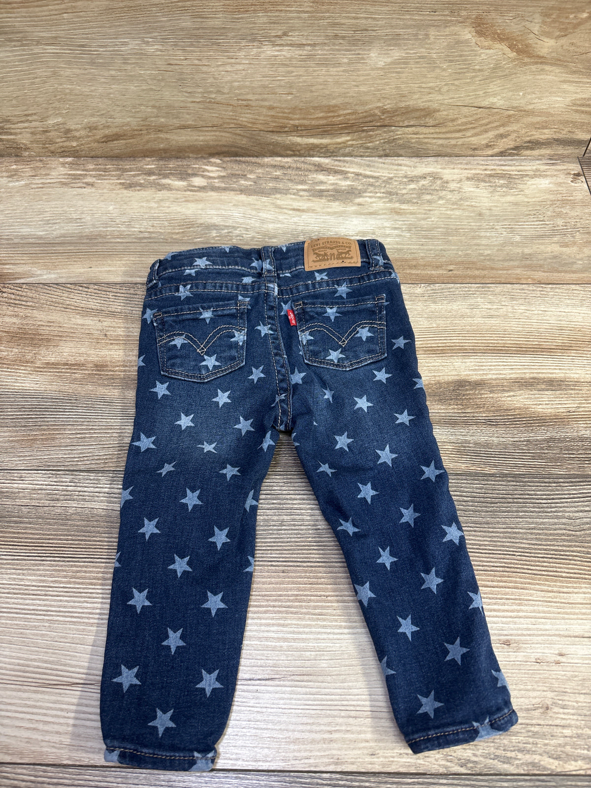 Levi's 710 Super Skinny Star Print Jeans Blue sz 12m