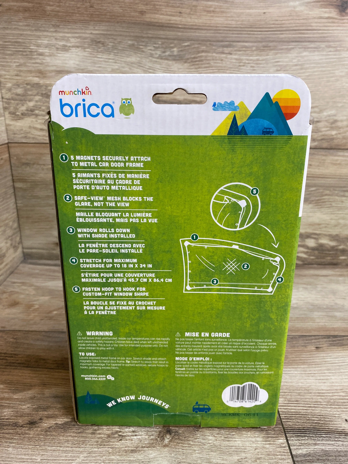NEW Munchkin Brica Stretch to Fit Sun Shade