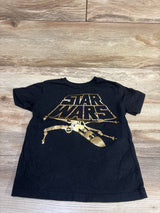 Star Wars Metallic Shirt Black sz 5T