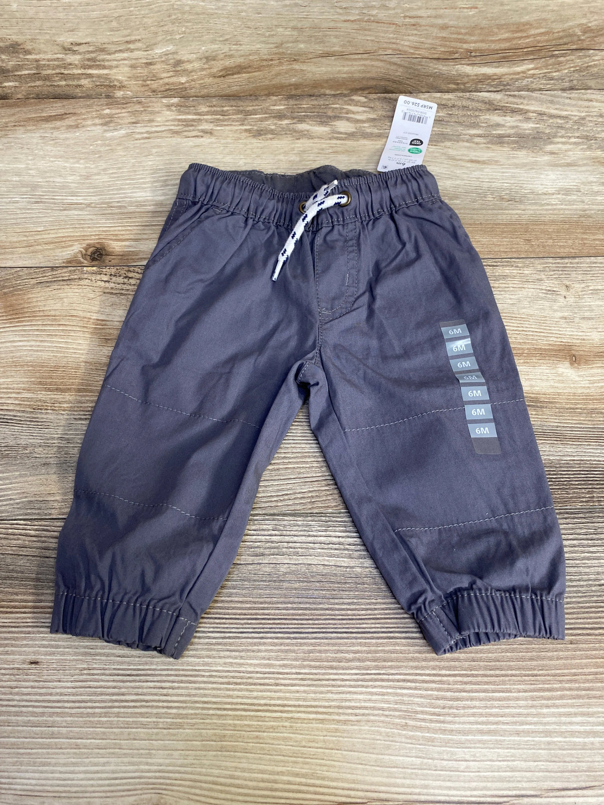 NEW Carter's Drawstring Joggers Grey sz 6m