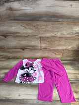 Disney Junior 2pc Minnie Mouse Pajama Set Pink sz 5T
