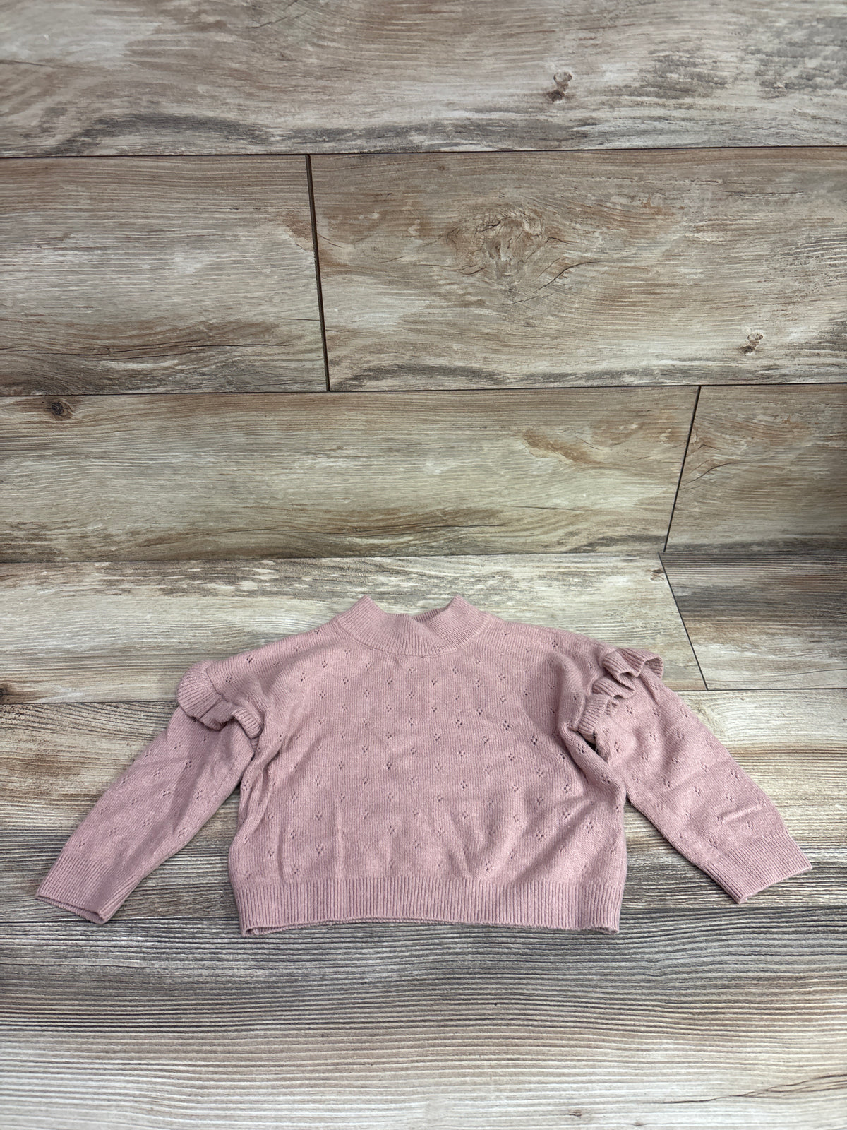 Baby Gap Pointelle Knit Sweater Pink sz 12-18m
