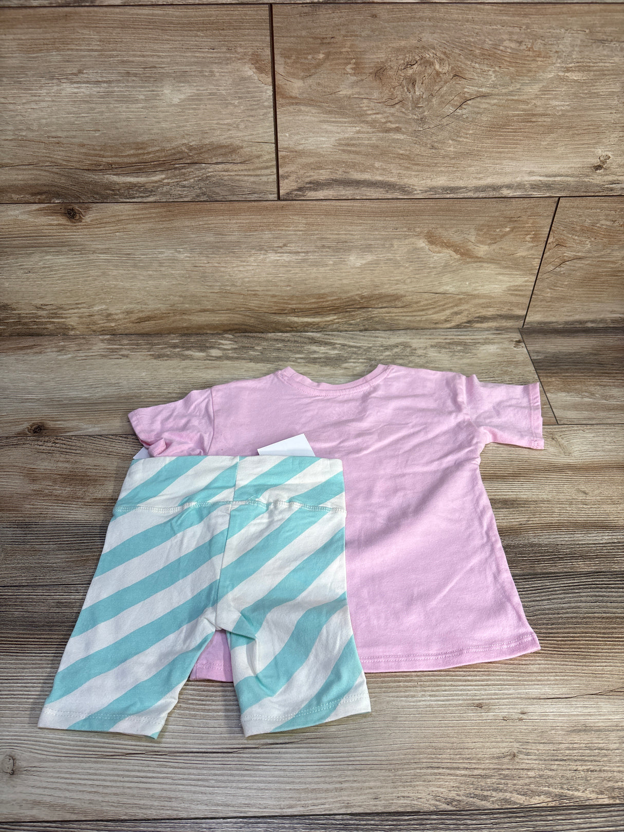 NEW Malibu Barbie 2pc Shirt & Bottoms Pink sz 2T