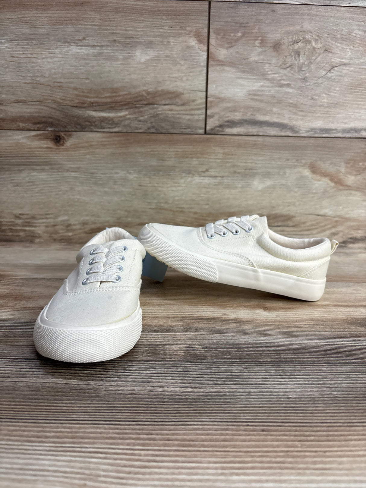 NEW Cat & Jack Tyler Slip-On Sneakers Off-White sz 13c