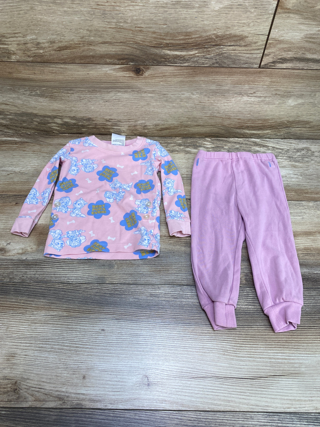 Uni Qlo Nickelodeon 2pc  Paw Patrol Pajama Set Pink sz 12-18m