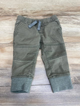 Cat & Jack Drawstring Jogger Pants Green sz 12m