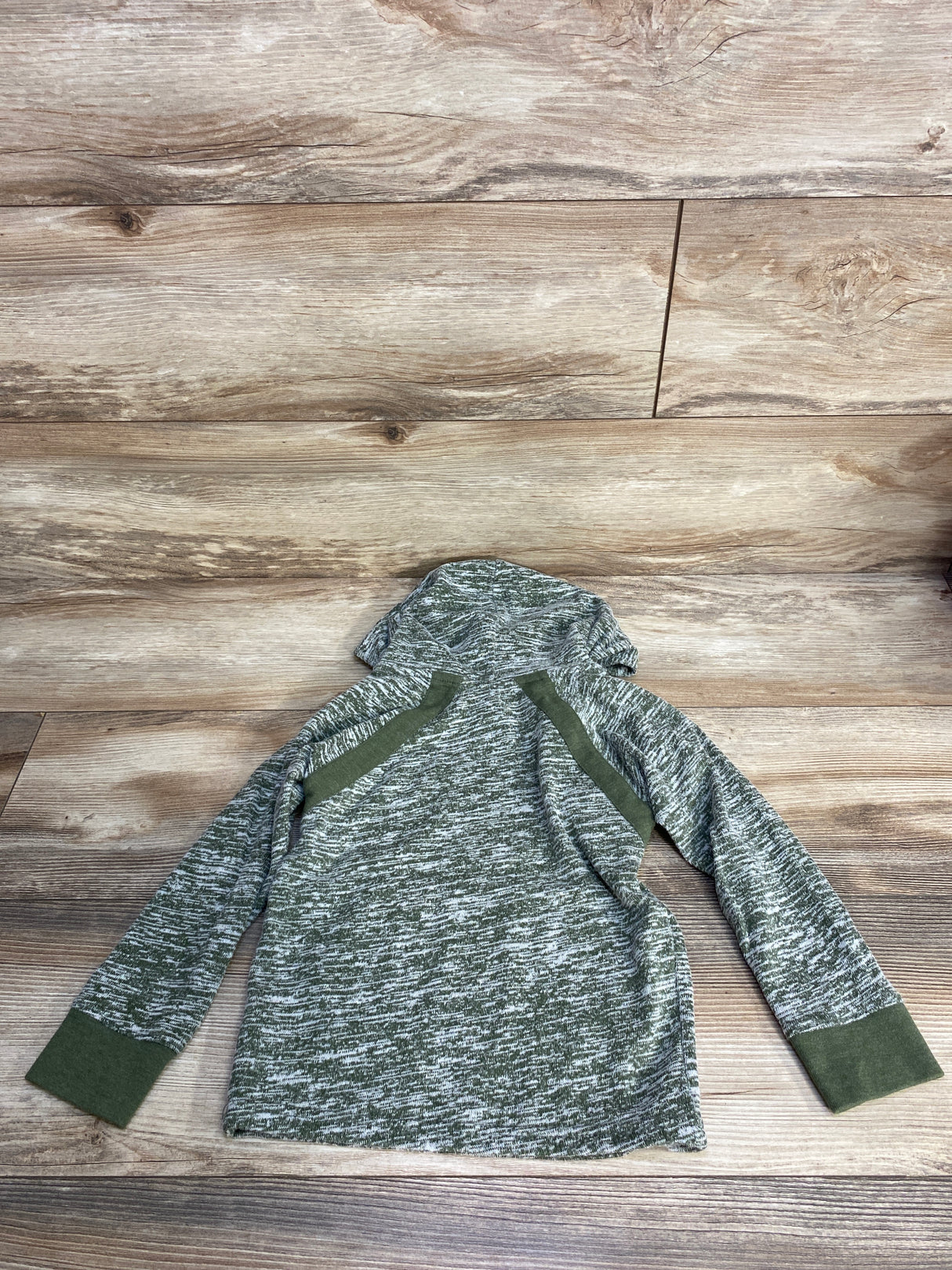 Cat & Jack Henley Pull Over Hoodie Green sz 4T