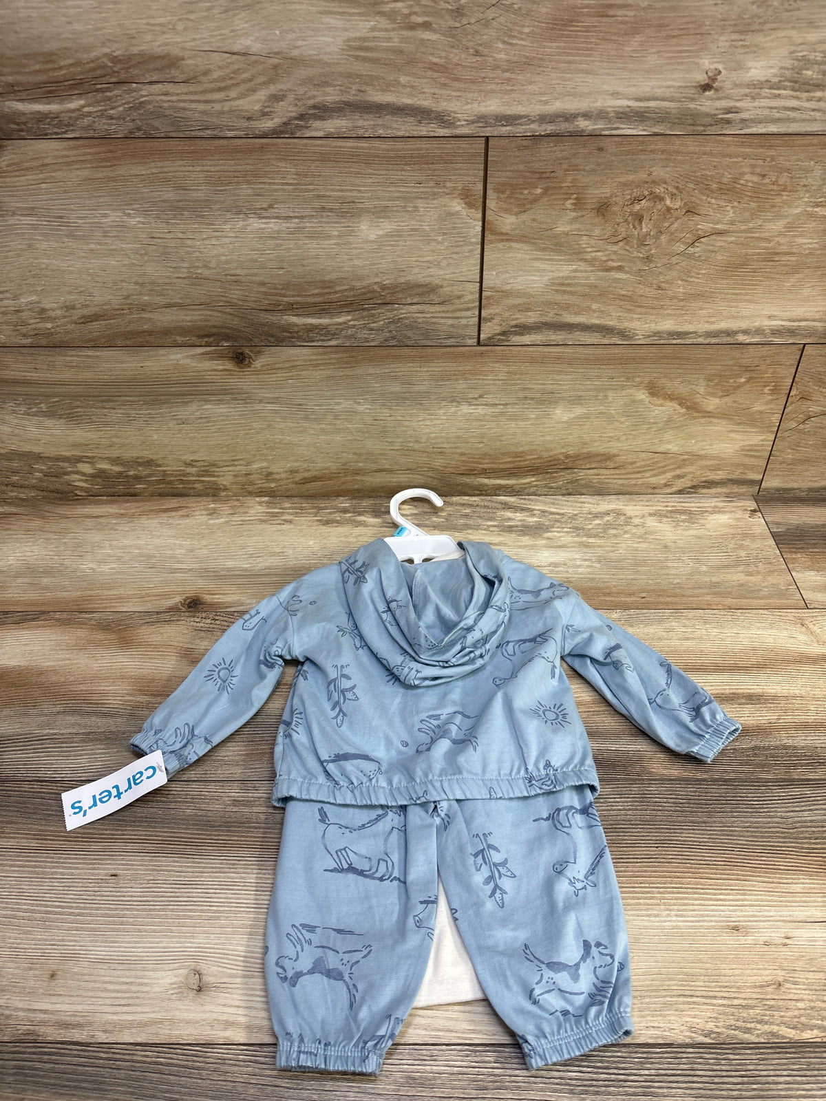 NEW Carter's 3pc Jacket, Bodysuit, & Pants Set Blue sz 6m