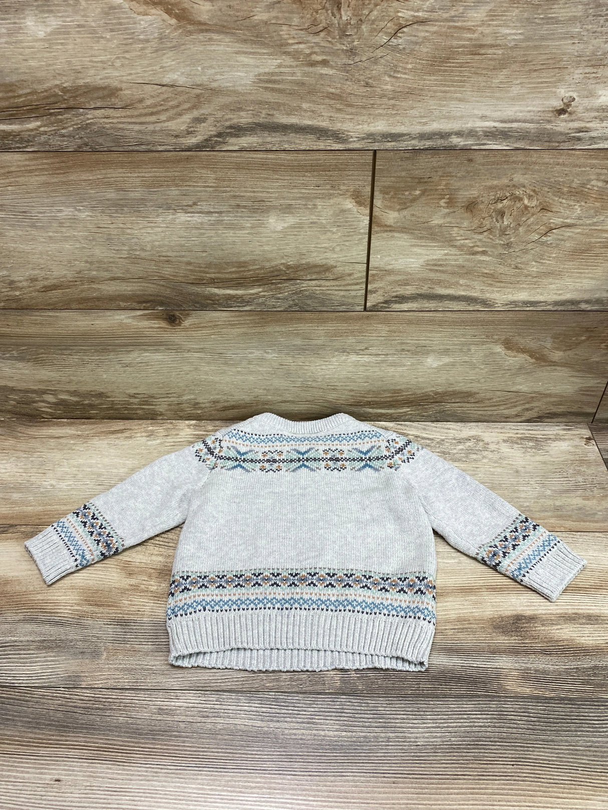 Baby Gap Star Wars Grogu Sweater Grey sz 18-24m