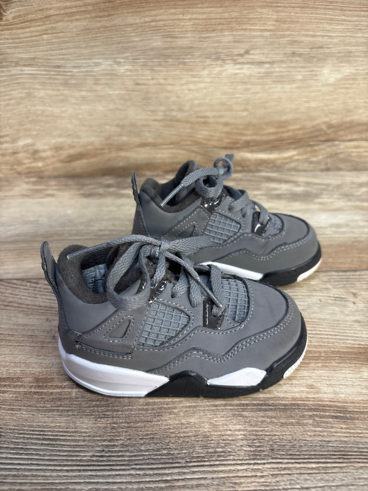 Air Jordan 4 Retro TD 'Cool Grey' Sneakers sz 5c