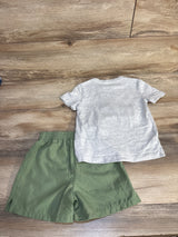 Converse 2pc Shirt & Shorts Set Grey sz 3-4T