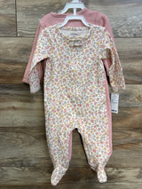 NEW Carter's 2pk Sleepers Pink sz 9m