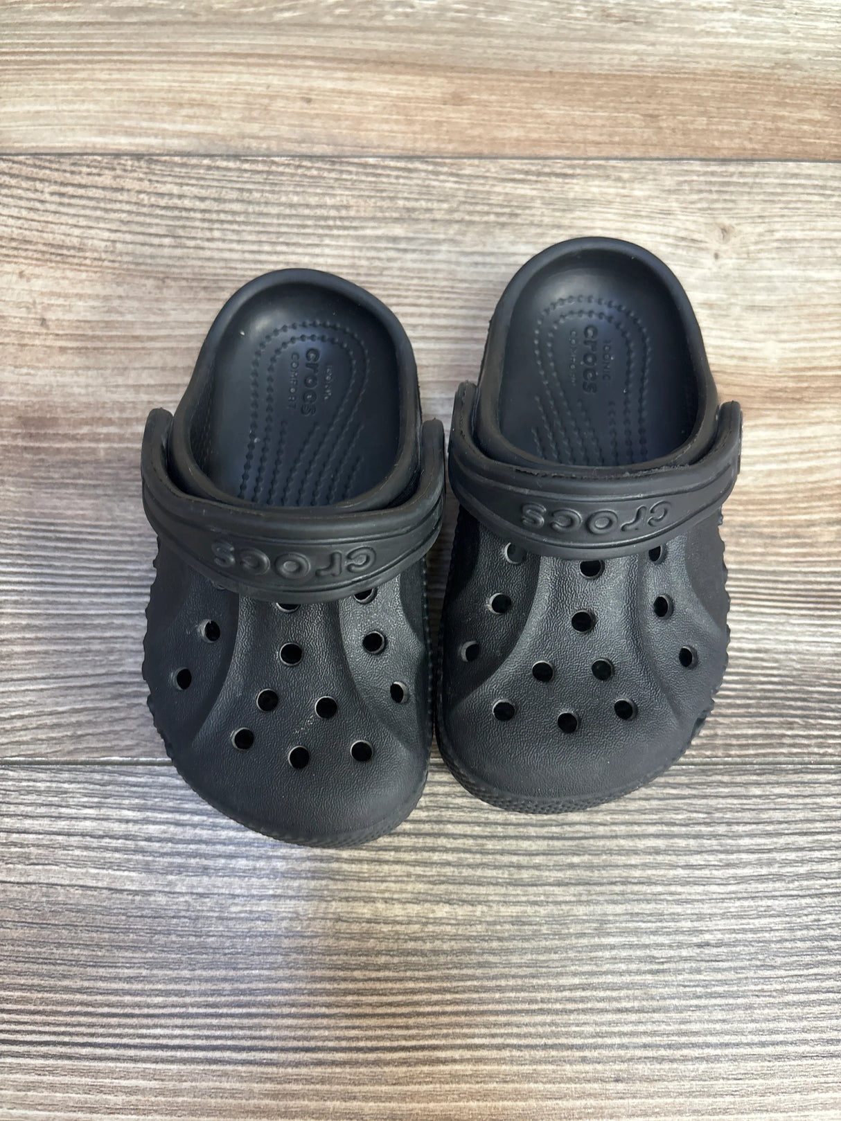 Crocs Baya Clog Black sz 6c - Me n Mommy To Be