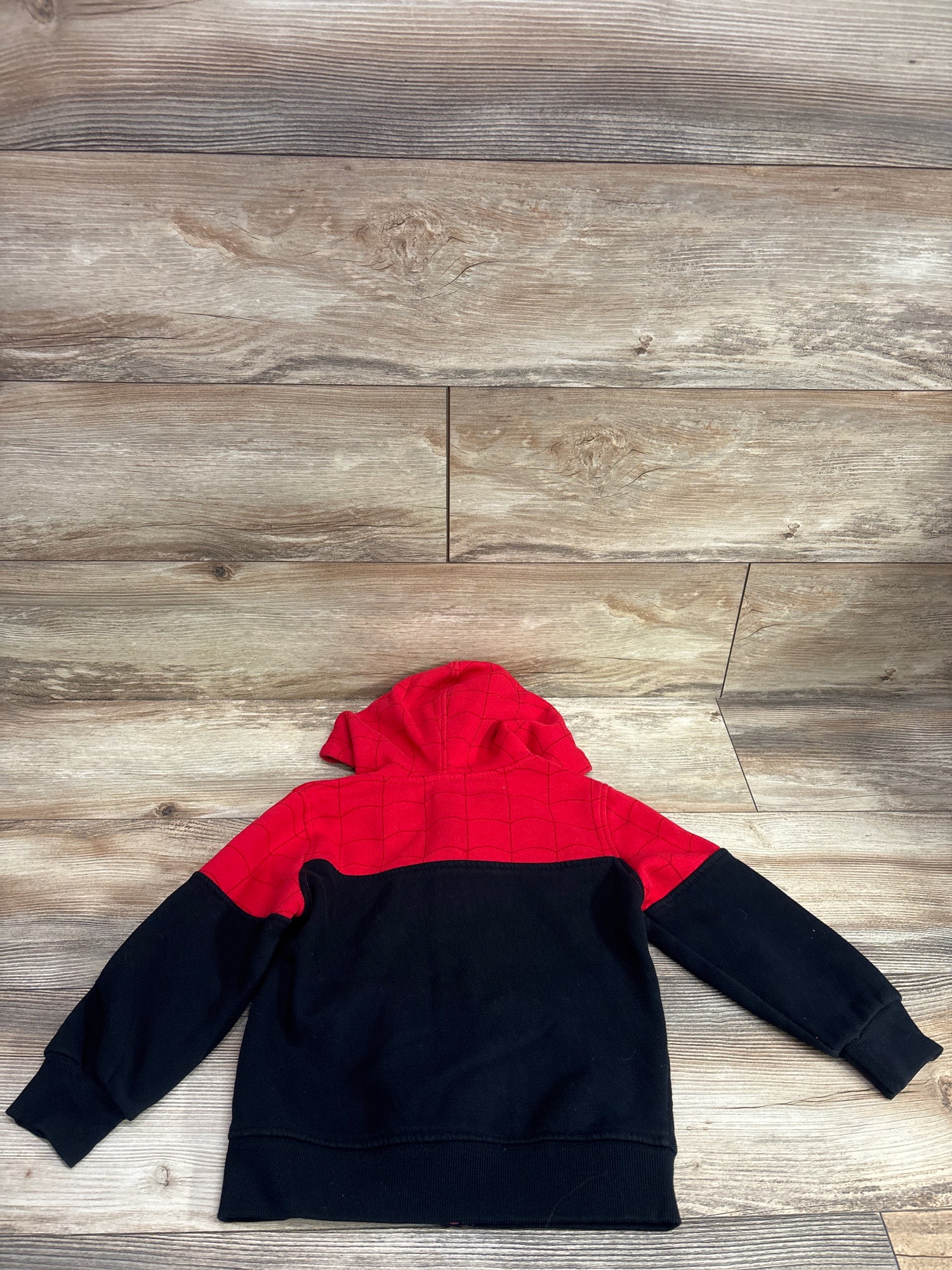 Marvel Spider-Man Zip-Up Hooded Jacket Red sz 5T