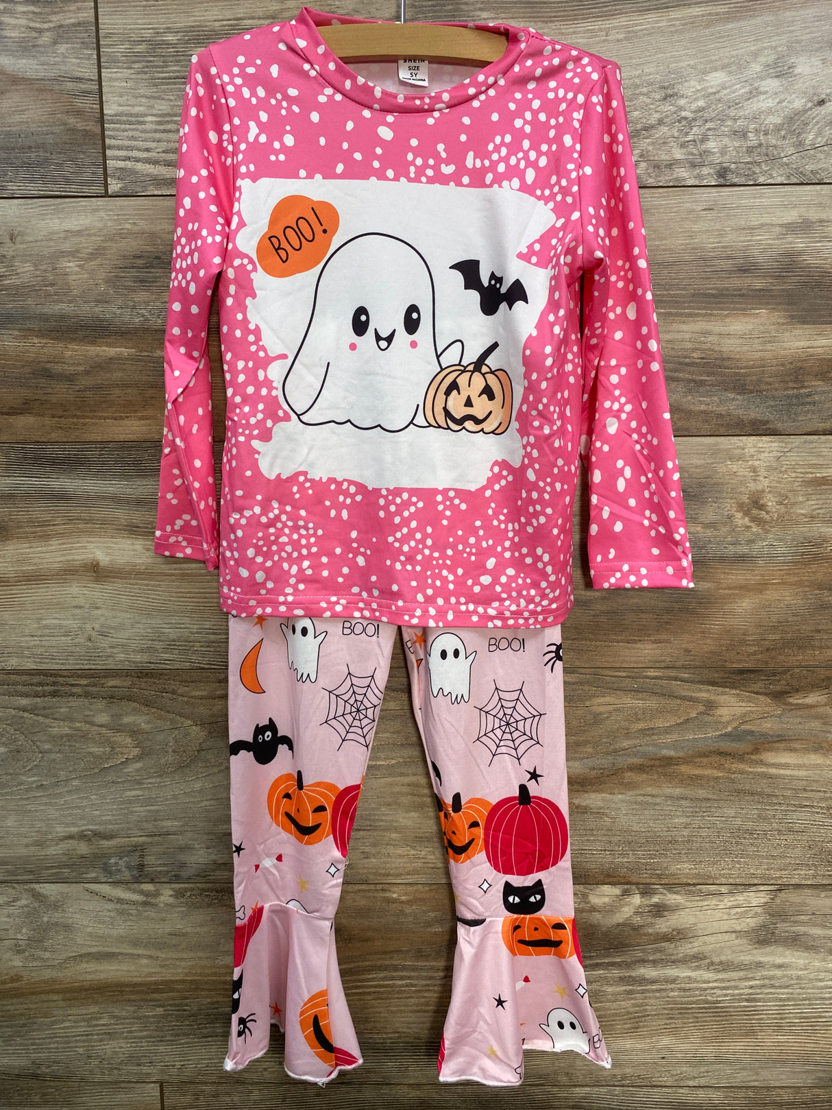 NWOT Shein 2pc Halloween Set Pink sz 2T
