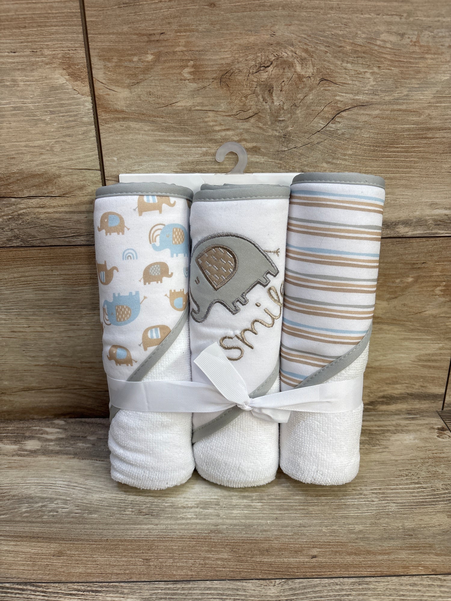 NEW Baby Gear 3pk Hooded Towels