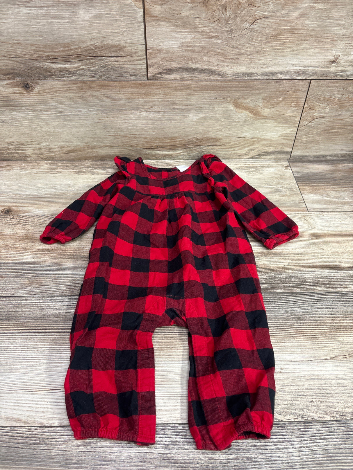 Baby Gap Buffalo Plaid Coverall Red sz 6-12m