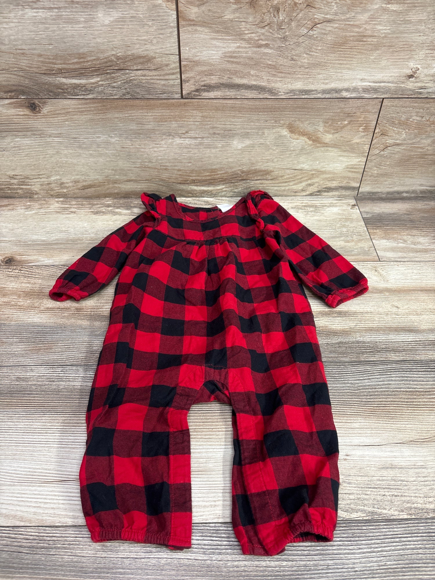 Baby Gap Buffalo Plaid Coverall Red sz 6-12m