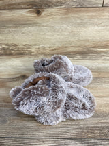 Faux Fur Slippers Brown sz 4c