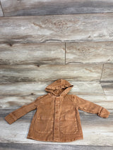 Cat & Jack Denim Button Up Jacket Brown sz 2T