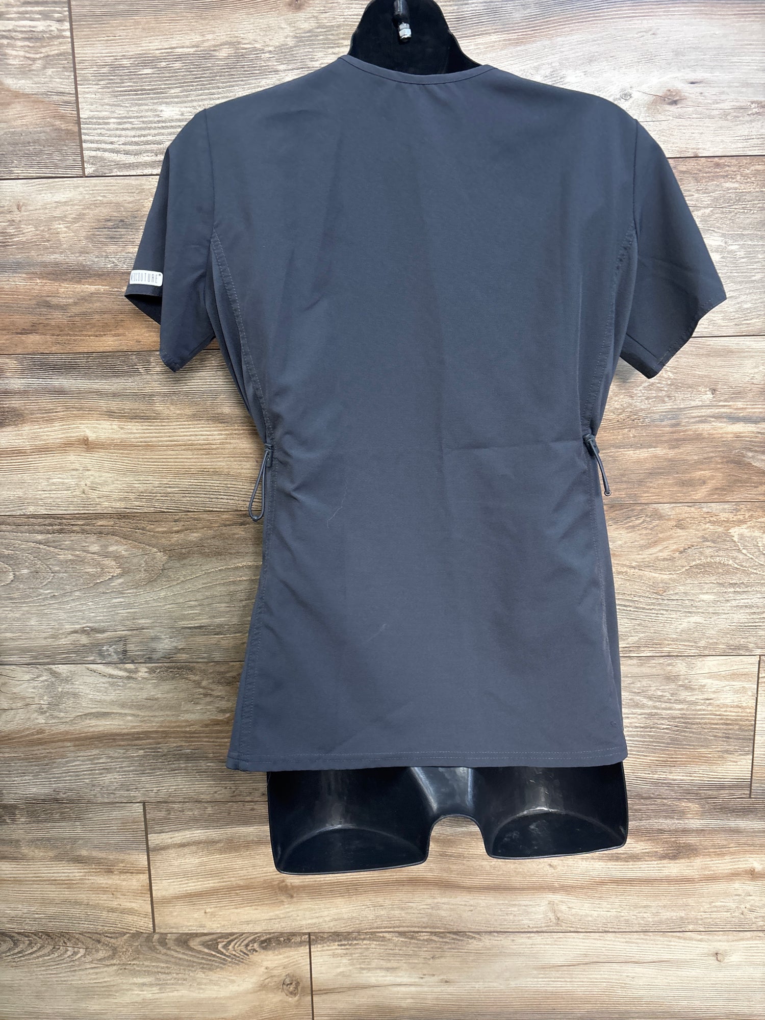 Medcouture Maternity Scrub Top Grey sz Small