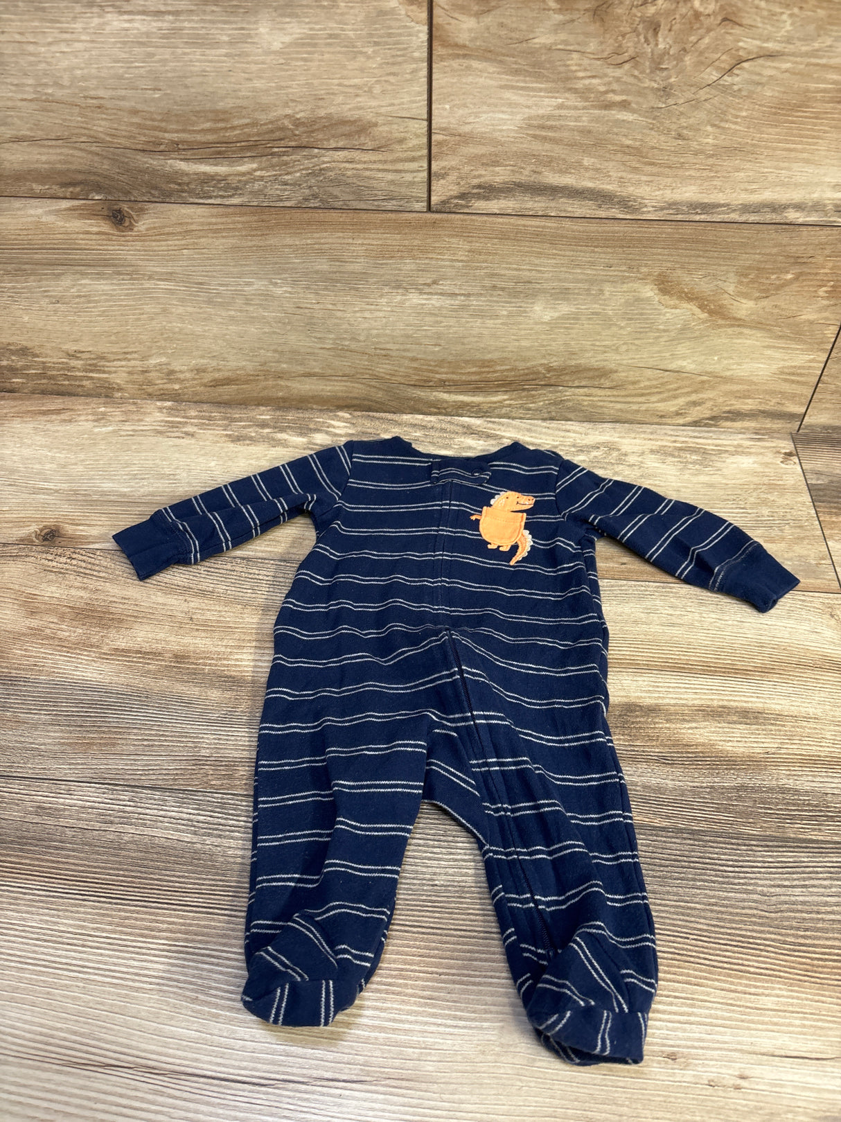 Carter's Striped Sleeper Navy sz 3m