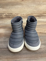 Cat & Jack Ainsley Zipper Boots Grey sz 8c
